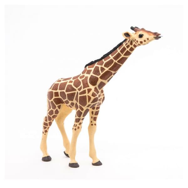 Papo - Figurer Giraffe med hævet hoved beige
