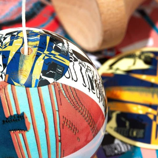 Udendørs leg - KROM - Kendama Noia 4 - Gul - Barn - Multifarvet Multifarvet