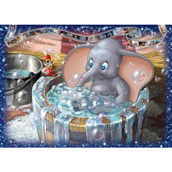 Pussel - RAVENSBURGER - Dumbo - 1000 bitar - Tecknade serier - För vuxna Vit