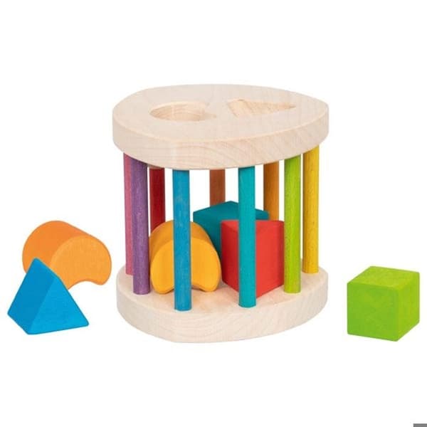 Formkasse - Goki - Goki evolution - Beige - 12 måneder - 13x12,5x12,5 cm Beige