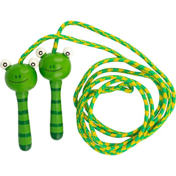 Ulysse Couleurs d'Enfance hopprep - Groda - 1166 - Utomhusspel för barn från 3 år och uppåt grönt och gult