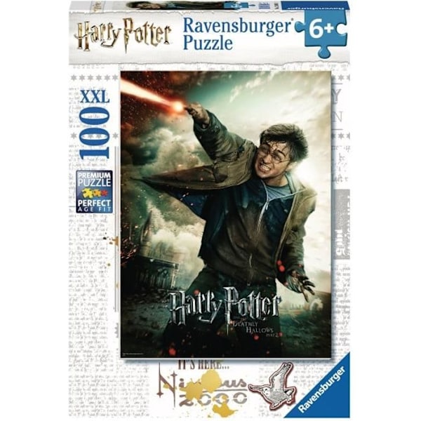 Puzzle Harry Potter 100 palaa XXL - Harry Potterin taikamaailma - Ravensburger