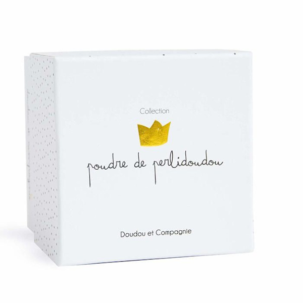 Bear Little King docka med gosedjur - DOUDOU ET COMPAGNIE - 10 cm - Blandat - Födelse Vit