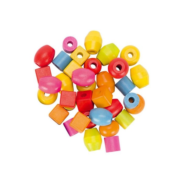 Set med 45 pärlor - GOKI 6 olika färger