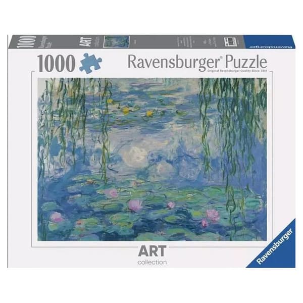 Puslespil 1000 brikker Les Nympheas - Claude Monet Vit