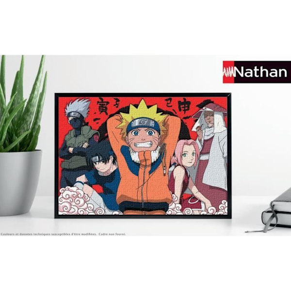 500 palan pikkaruudukkoa - Nathan - Naruto-seikkailut - Animaatiot ja sarjakuvat Blå
