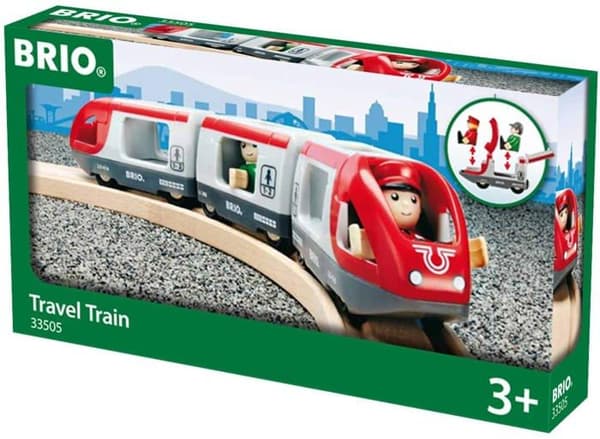 BRIO Passagertog - Træbane - Ravensburger - Blandet fra 3 år Blå