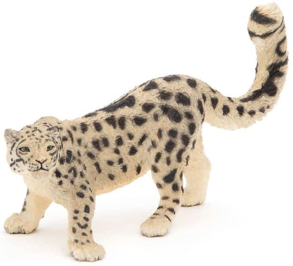 Figurine Sneleopard - PAPO - DET VILDE LIV - Barn - Indendørs - Grå