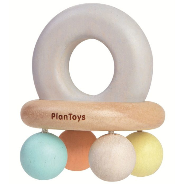 PLANLEKSAKER Rattle Bell pastell Flerfärgad