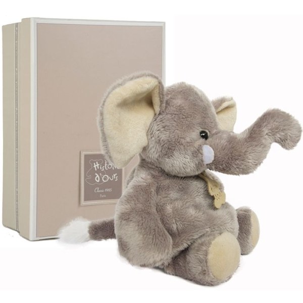 Histoire d'ours - HO1283 - Elephant medium modell Grå