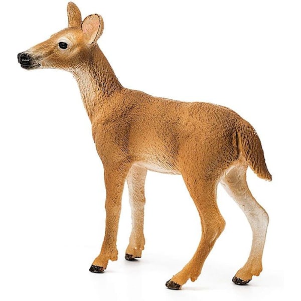 SCHLEICH Virginia Doe Figurine - Wild Life 14819 Beige