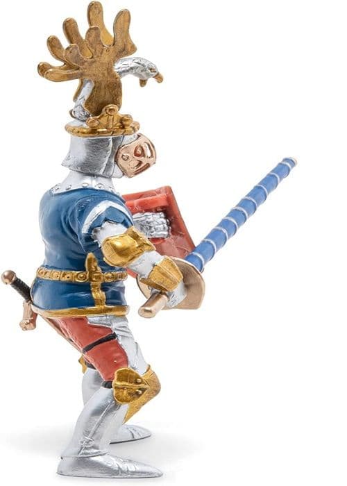 Figurine Ridder Blå lilje - PAPO - DEN MIDDELALDERLIGE VERDEN - Lanse, skjold og sværd - Til Barn