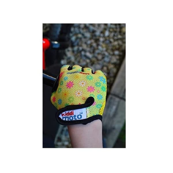 Kiddimoto - Blomsterhandsker SMÅ Rosa