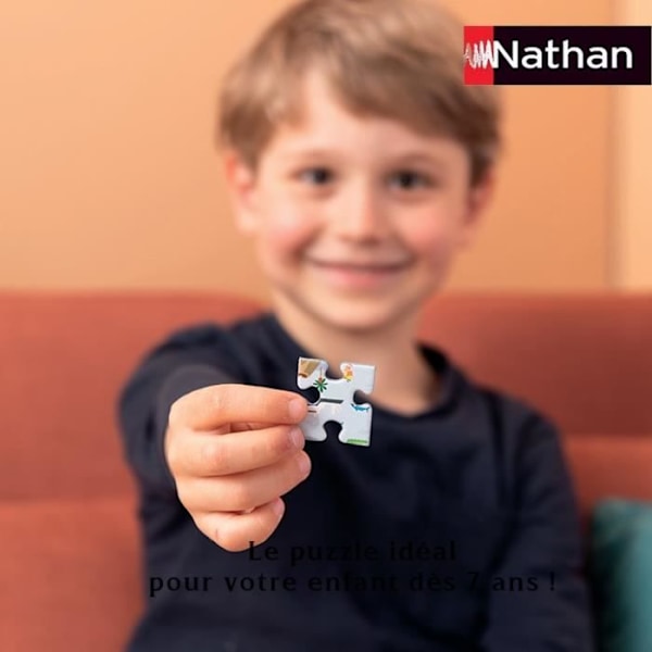 Nathan Mortelin syntymäpäivä Mortelle Adèle -palapeli - NATHAN - 150 osaa - Sarjakuvat ja sarjakuvat - Lapsi Flerfärgad