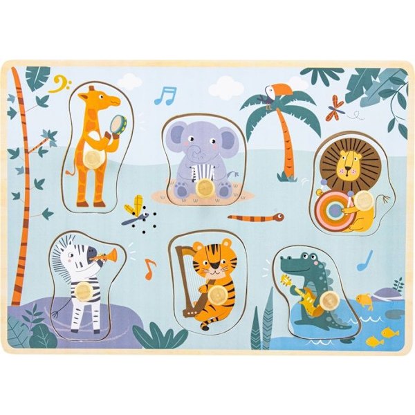 Ulysses - Musical Jungle ljud pussel Blå