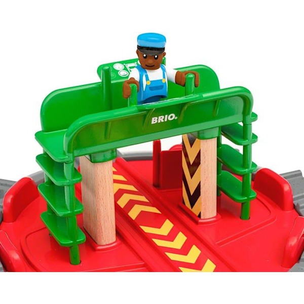 Brio World levysoitin ja hahmo - Puisen junaradan lisävaruste - Ravensburger - Sekoitettu 3-vuotiaasta alkaen - 33476 Grön