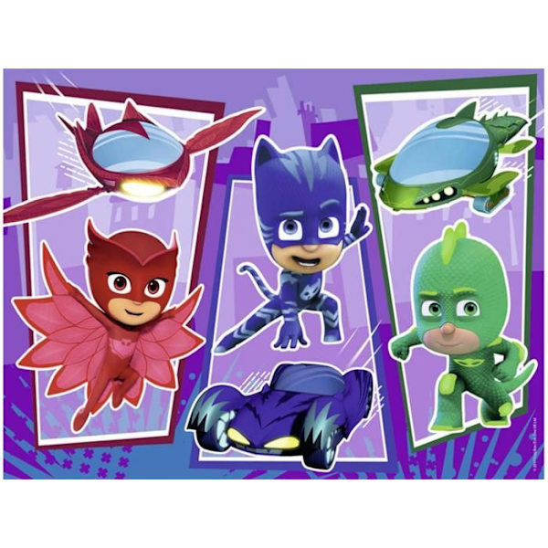 Puzzle Les Pyjamasques 30 palaa julisteella - Nathan - Lapsille alkaen 4 vuotta