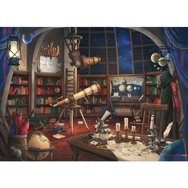 Ravensburger Astronomical Observatory Escape Pussel 759 bitar Svart
