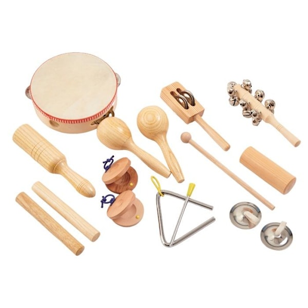 TickiT - 10 kappaleen lyömäsoitinsetti - COMMOTION Beige