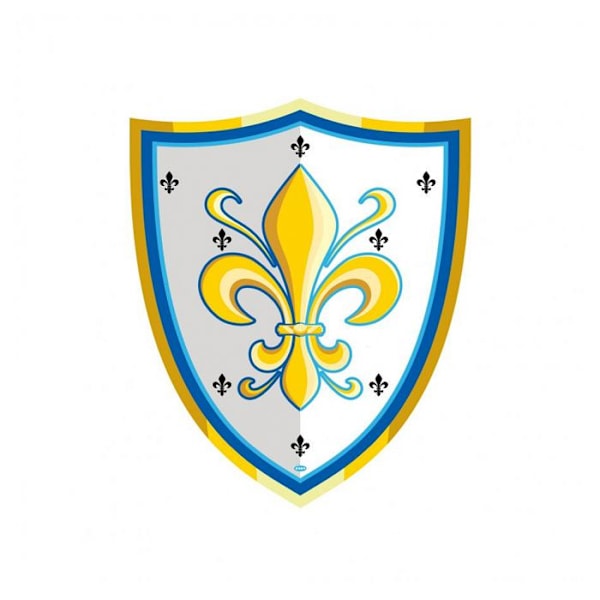 Fleur de Lys Shield - Papo 20008 - Gul - Blandad - 36x31x1cm - 2 års garanti Flerfärgad