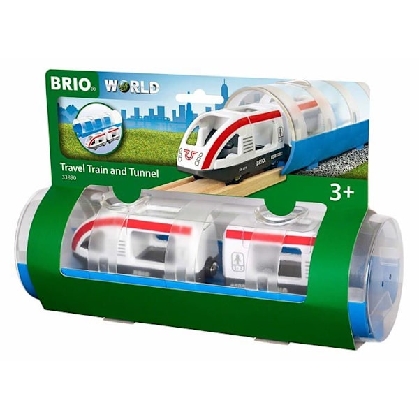 Matkustajajuna ja tunneli - BRIO - 33890 - Sekä tytöille että pojille - 3 vuotta ja enemmän - Leikkikalu