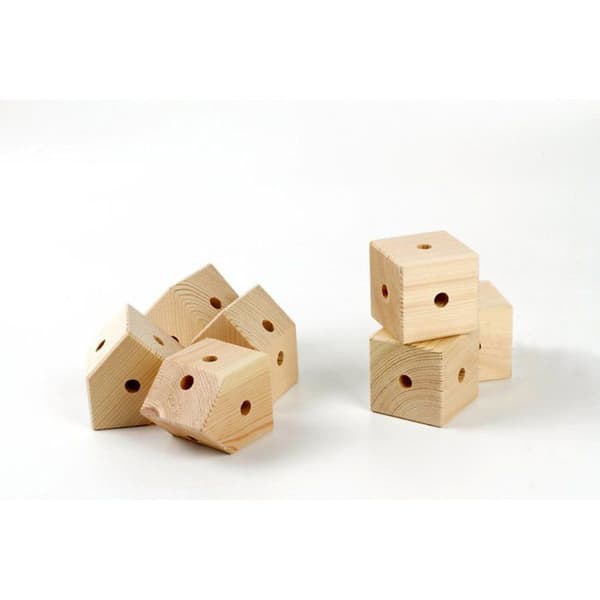 Uddannelsesspil til konstruktion - Trigonos - Kernel Bio Kreema - 44 dele - Træ og stof - Unisex Beige