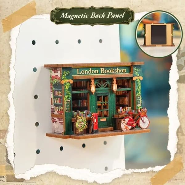 Cartartem - Mini Bogkrog Londons Boghandel - CENGO Grön