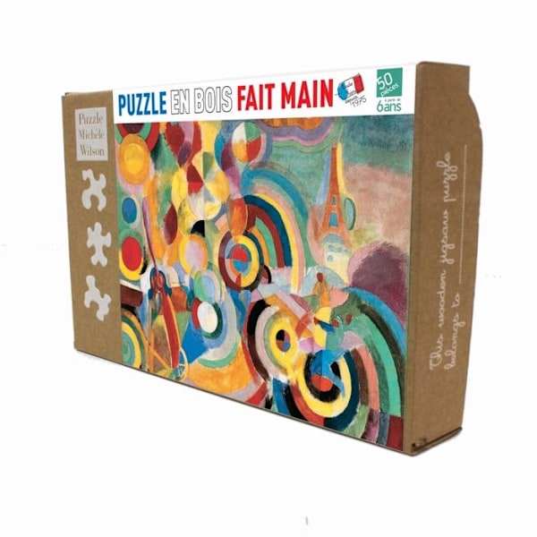 'Puzzle Michèle Wilson - Homage to Blériot by Delaunay - WILSON PELIT' Flerfärgad