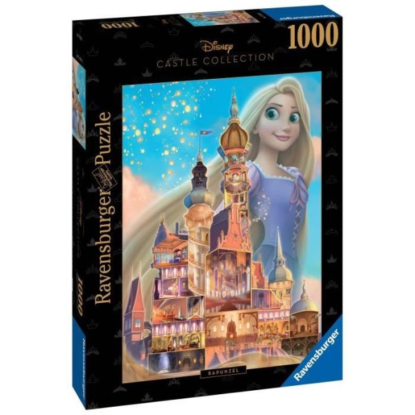 Ravensburger-PRINCESS-1000 bitars pussel - Rapunzel (Disney Princ. Castle Collection)-4005556173365-14 år och uppåt