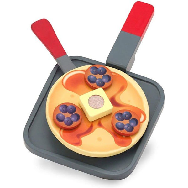 Melissa & Doug - Pannkaka i trä Grå