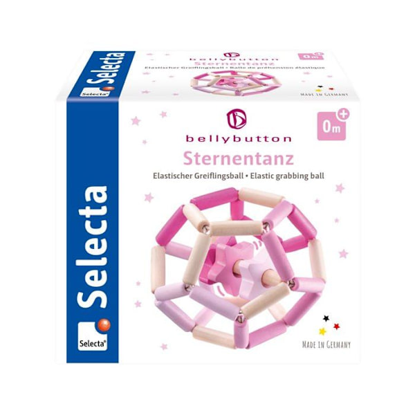 Selecta lelut nyrkkeily- ja purulelu 11,5 cm luonnollinen/vaaleanpunaista puuta Rosa