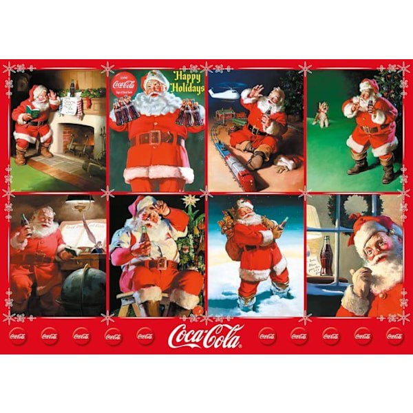 "Puzzle Coca Cola Joulupukki 1000 palaa Schmidt Spiele - Monivärinen - Alkaen 12 vuotta" Monivärinen