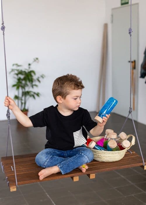 Sensoriske flasker - PETIT BOUM - Serenity pakke - Blå - Afslapning - 12 måneder og op Blå