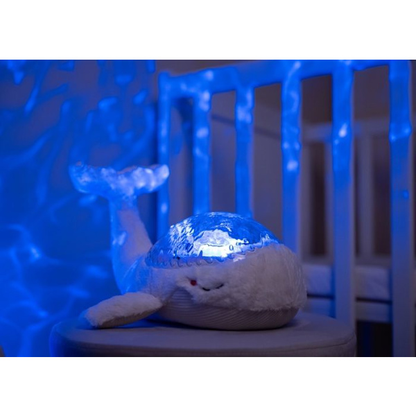 Cloud b - Uppladdningsbart White Tranquil Whale Night Light - BTL DIFFUSION Vit