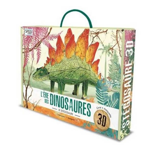 Stegosaurus 3D - Legetøj - Grøn - Unisex - Barn - Indendørs Grön