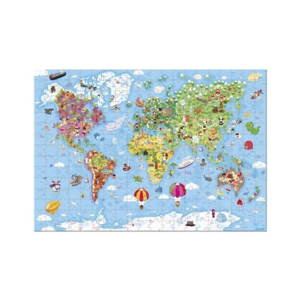Janod Puzzle World Giant