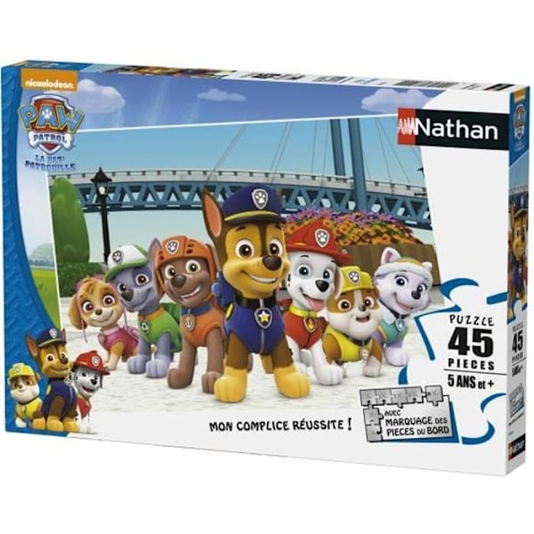 PAW PATROL 45 bitars pussel - Nathan - Redo att ingripa Flerfärgad