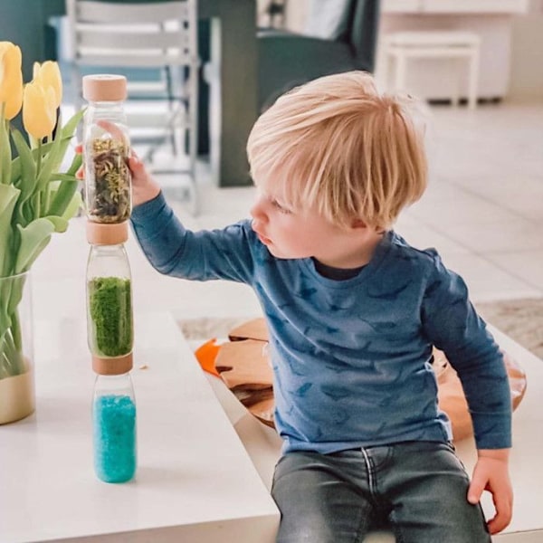 Set om 3 sensoriska flaskor Tropical Flerfärgad