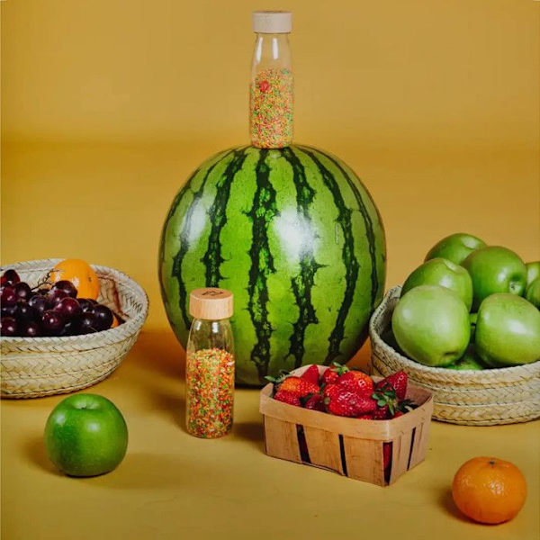 Lär dig Fruits Sensory Bottle Flerfärgad