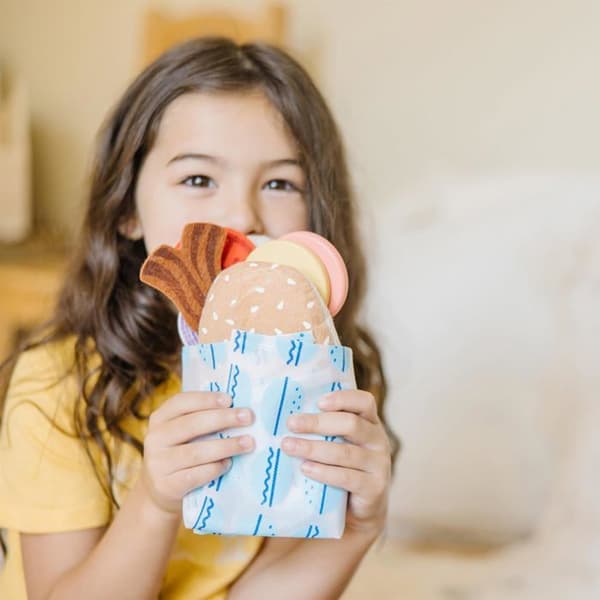 Melissa & Doug - Træ sandwichbar beige