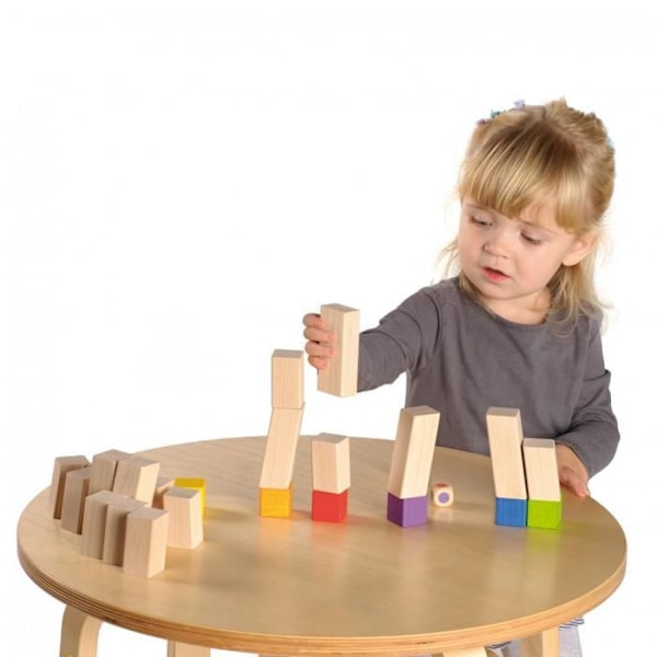 Game Block Case - ERZI - 42363 - KVM SWITCH - Ålder: 3 år - Färg: Beige - Kön: Blandat