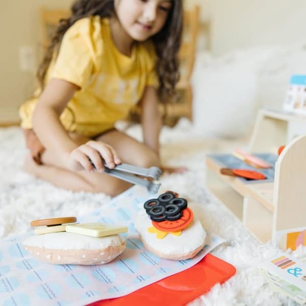 Melissa & Doug - Træ sandwichbar beige