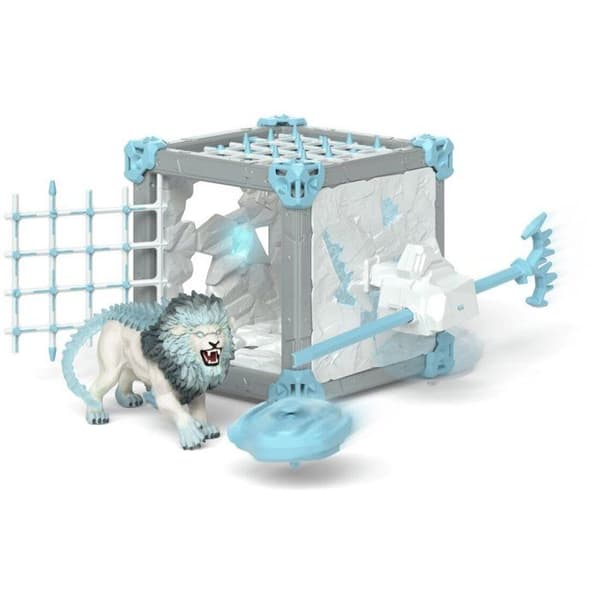 Figuriini BattleCave Jääleijona, Schleich 42766 Eldrador Creatures