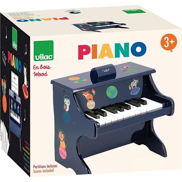 Vilac - Piano Arc-en-ciel Andy Westface Blå