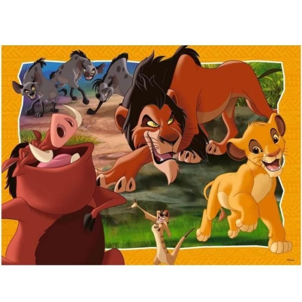 Pussel 200 p XXL Hakuna Matata - Disney Lejonkungen - 8 år och uppåt Ravensburger