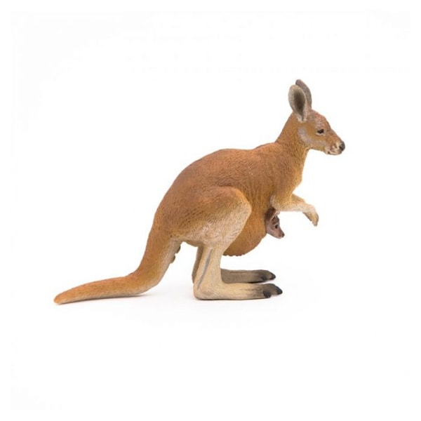 Kangaroo-figuriini ja sen vauva - PAPO - VILLIELÄMÄ - Ruskea - Sisätila - Lapsi - 3 vuotta ja enemmän