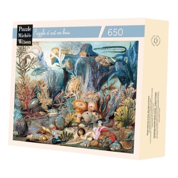 Träpussel - Michèle Wilson-pussel - Sommerville ocean life - 650 bitar - Målningar och målningar