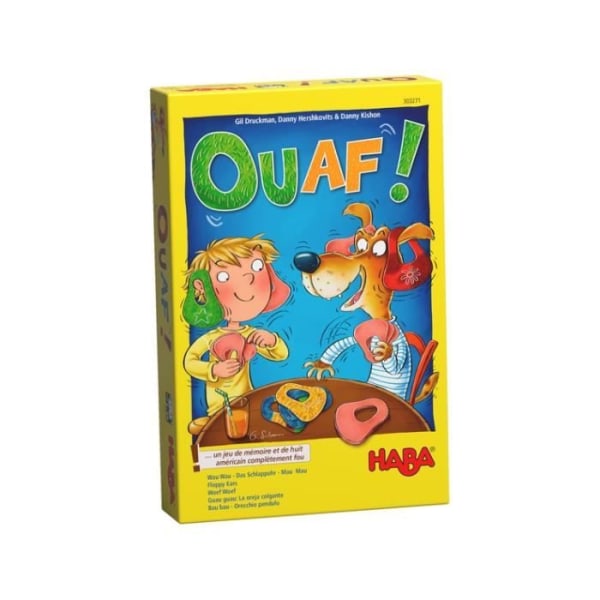 Brädspel - HABA - Woof! - Minne och hastighet - 2 spelare eller fler - 10 min