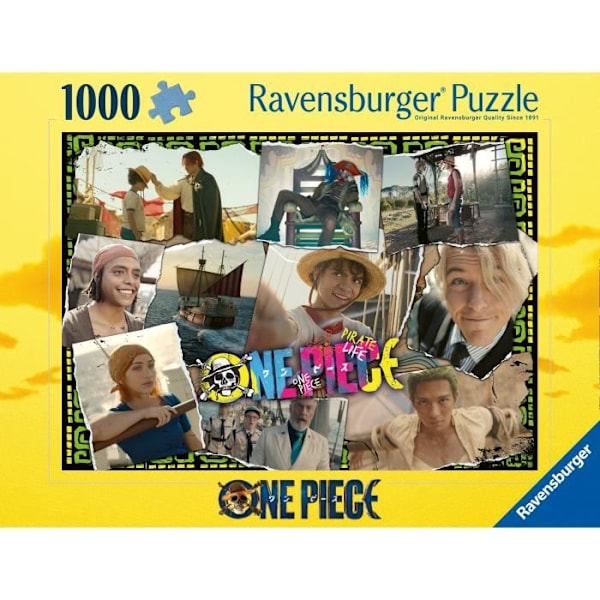 Pussel 1000 bitar A la recherche de One piece, från 14 år, Pussel av hög kvalitet, One Piece, 12001500, Ravensburger