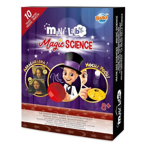 Mini Lab videnskabens magi - BUKI - Gul - Plastik - Fra 8 år Blå